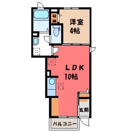 大平下駅 徒歩19分 1階の物件間取画像